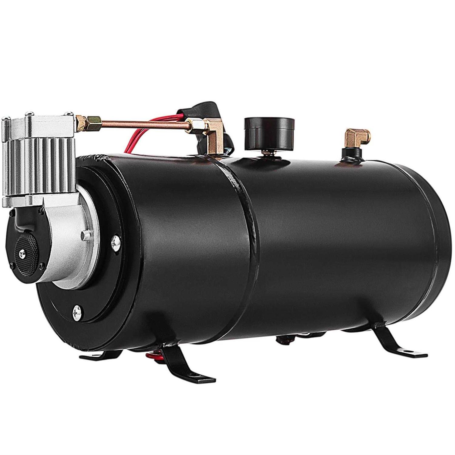 VEVOR 120 PSI 12V Air Compressor & Tank Pump For Air Horn BAGS Vehicle US NEW LBPJ120PSILBYSJ01V0 - MT - Mrs Treak