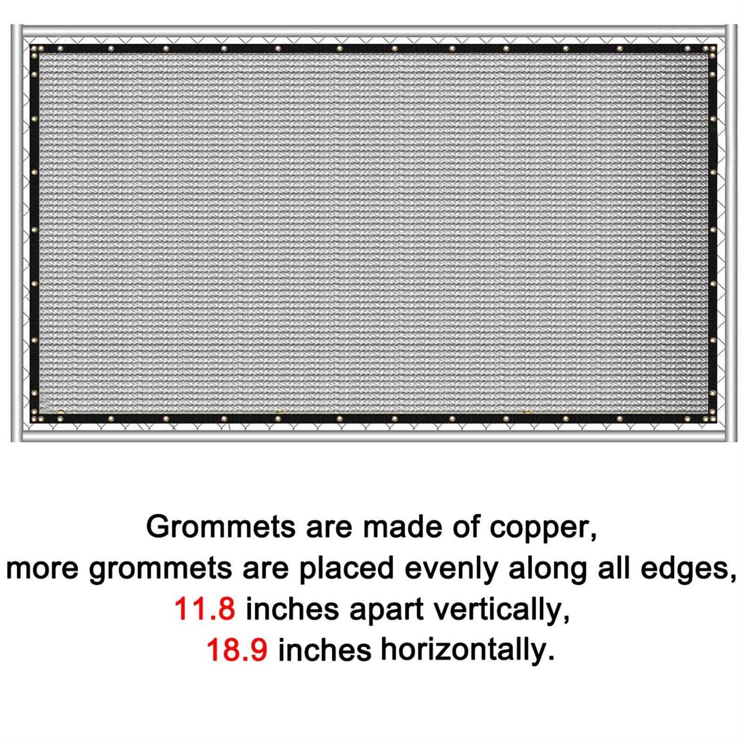 Sunnyglade 6 feet x 50 feet Privacy Screen Fence Heavy Duty Fencing Mesh Shade Net Cover for Wall Garden Yard Backyard - MT - Mrs Treak