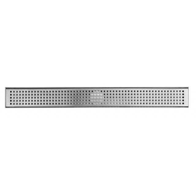 eModernDecor Shower Linear Drain Brushed 304 Stainless Steel Pattern Grate - MT - Mrs Treak