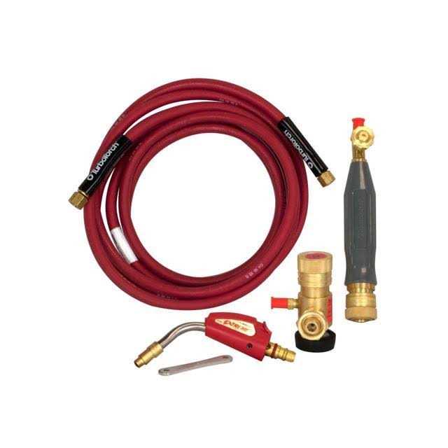 TURBOTORCH 0386-0832 PL-5ADLX-MC Self-Lighting Torch Kit, Air Acetylene, Extreme Swirl Technology, Soft Solder to 4, Silver Braze to 2, Includes - MT - Mrs Treak