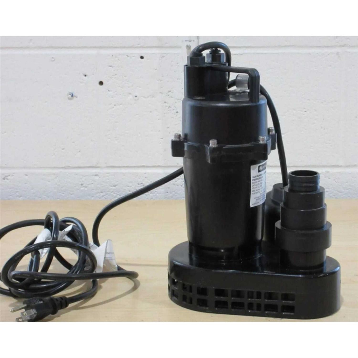 Utilitech 0.33-HP Thermoplastic Submersible Utility Pump 148002 - MT - Mrs Treak
