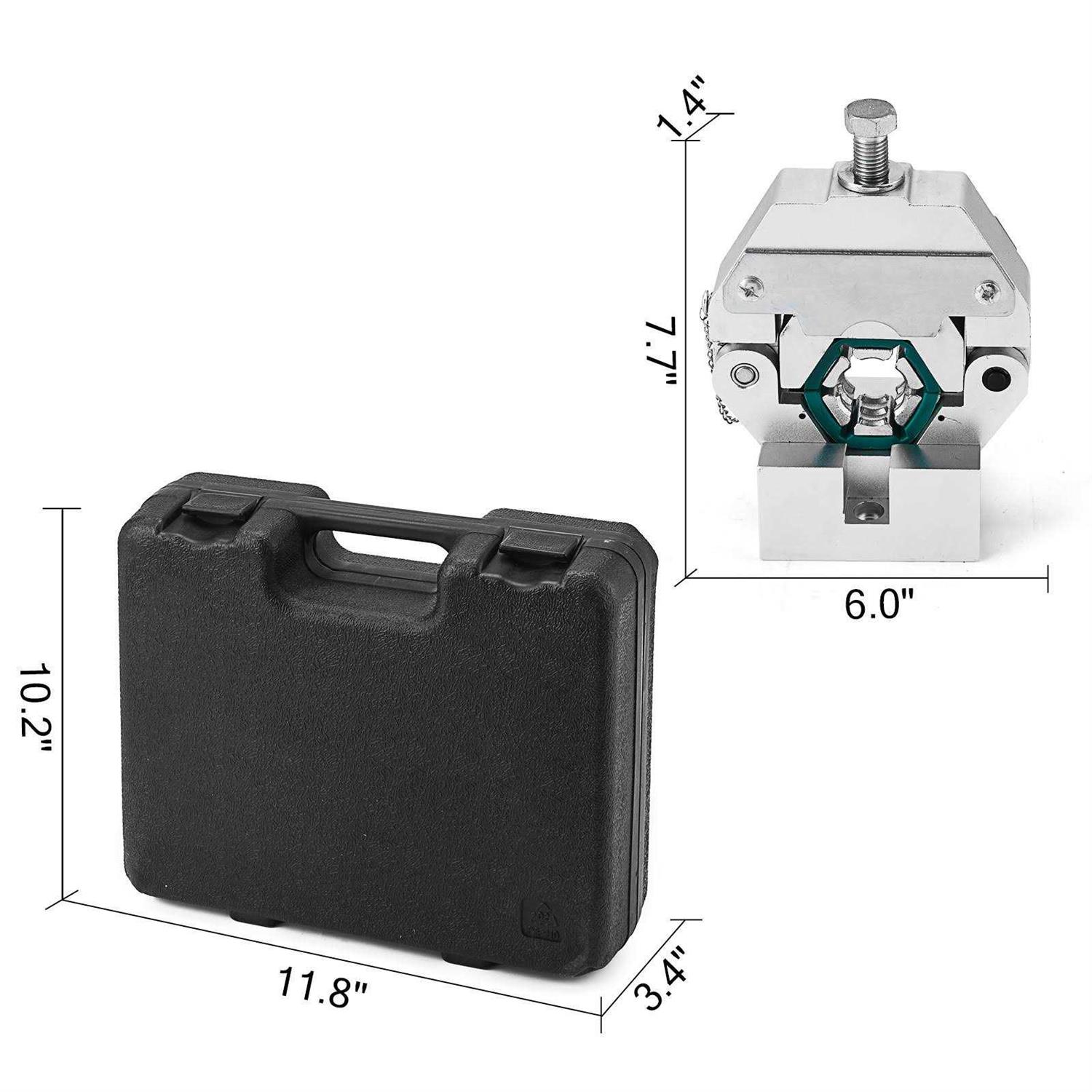 VEVOR 71500 Ac Hose Crimper Tool Kit Manual Hydraulic Crimper Portable Crimping 71500YYRGJSJ00001V0 - MT - Mrs Treak