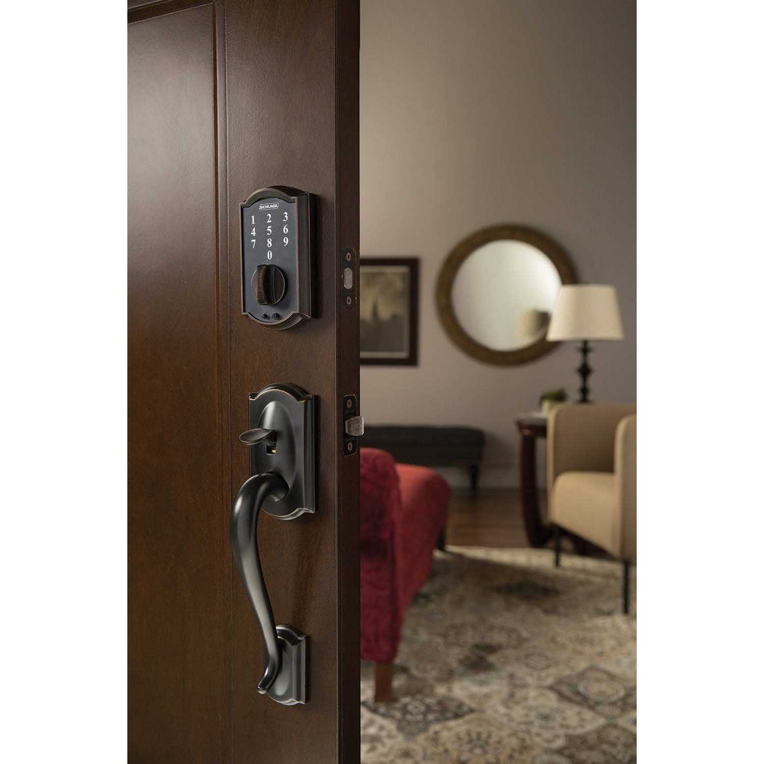 Schlage Camelot Touch Deadbolt - MT - Mrs Treak