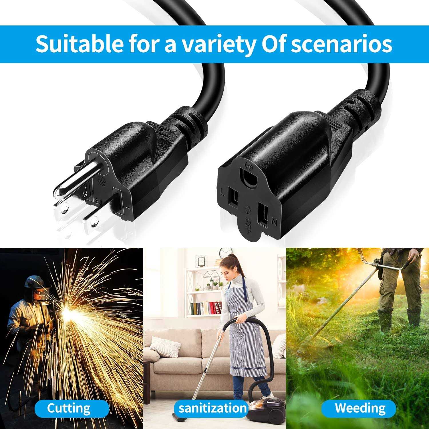 Short Air Compressor Hose 1/4 inch Male NPT To 1/4 inch Male NPT Connections - MT - Mrs Treak