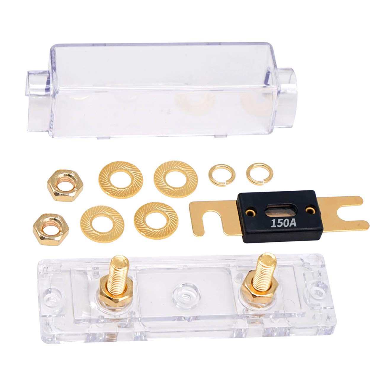 Topstronggear Solid Brass 024 Gauge Anl Fuse Holder - MT - Mrs Treak
