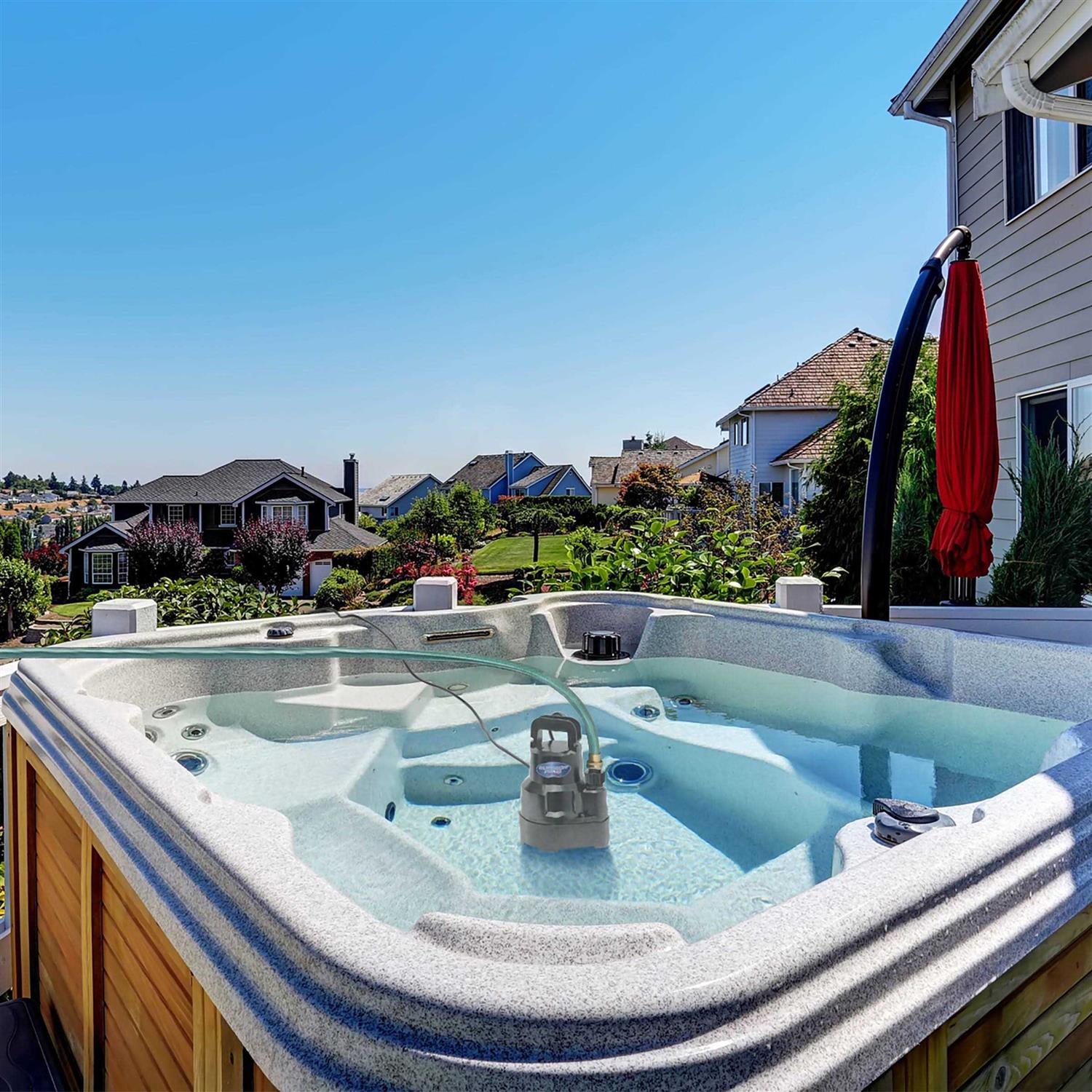 Superior Pump 1/3 HP Submersible Thermoplastic Utility Pump 91330 - MT - Mrs Treak