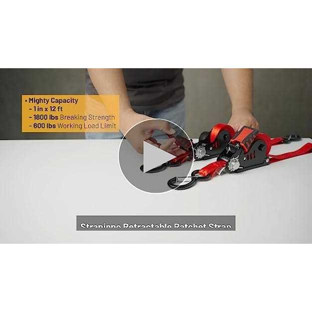 Strapinno Retractable Ratchet Straps 1 in x Tie downs - MT - Mrs Treak