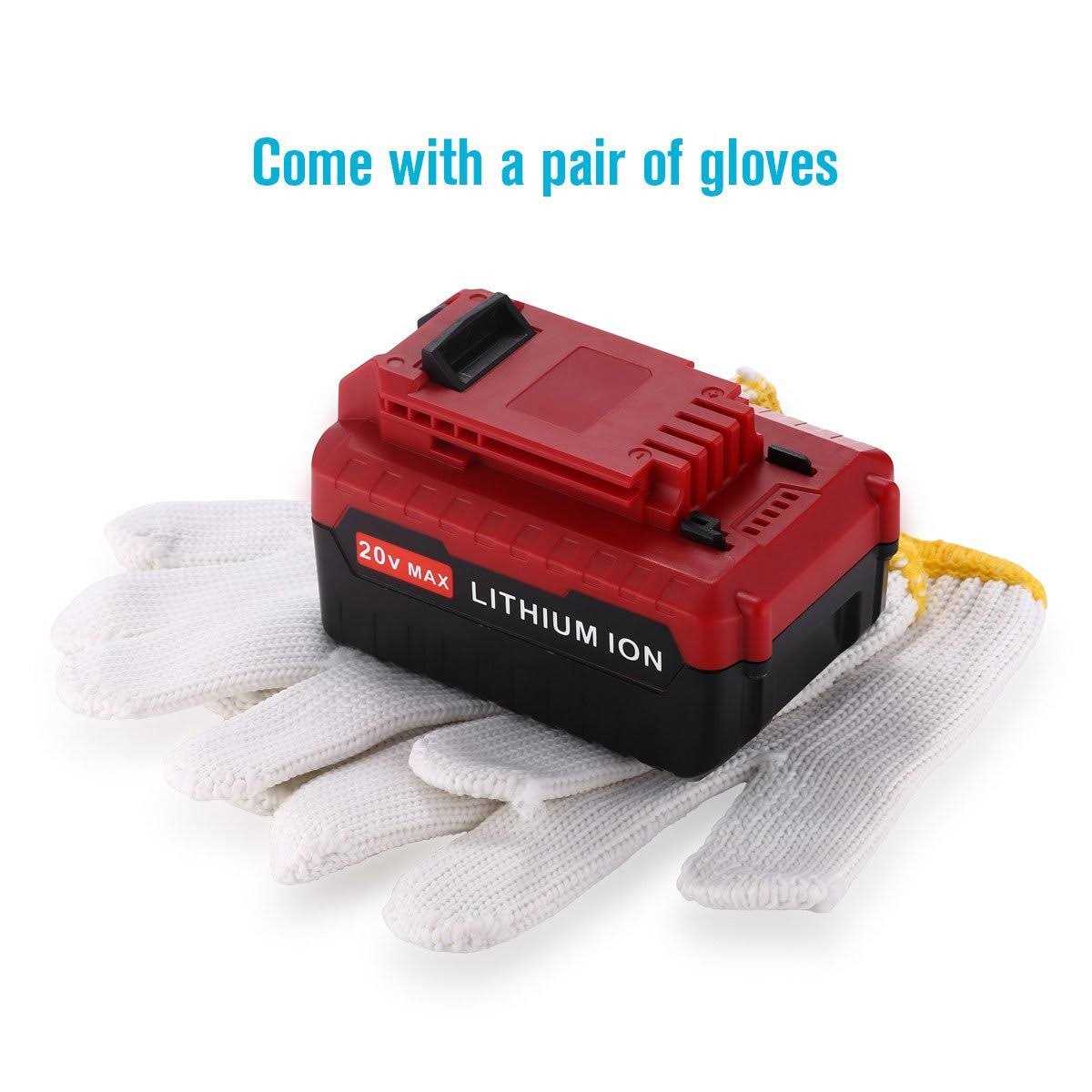 Powerextra 6.0Ah 20V High Capacity Lithium Battery for Porter Cable Pcc685l Pcc682l - MT - Mrs Treak