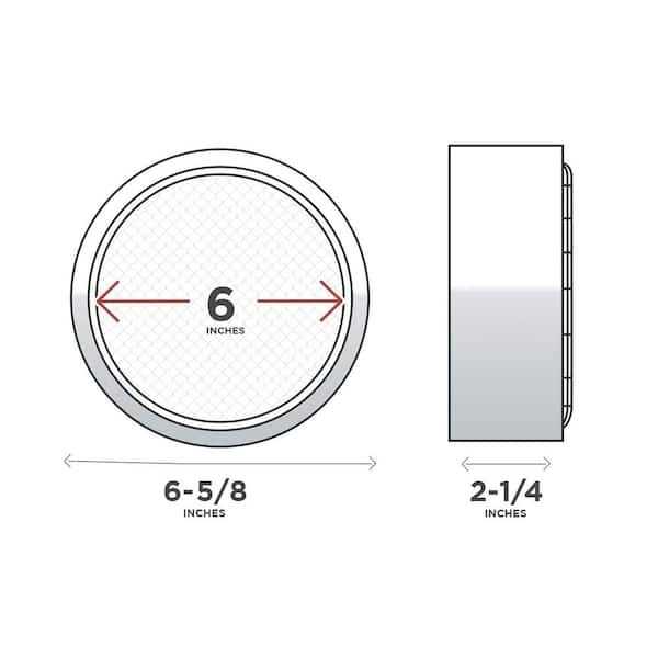 The Plumber’s Choice 6 in. Pvc Flexible Pipe Cap with Stainless Steel Clamps - MT - Mrs Treak