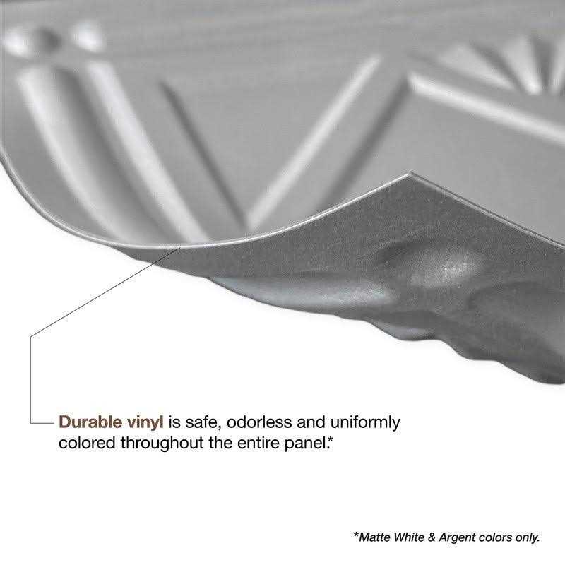 Fasade Square Decorative Vinyl 2ft x 2ft Lay In Ceiling Tile - MT - Mrs Treak