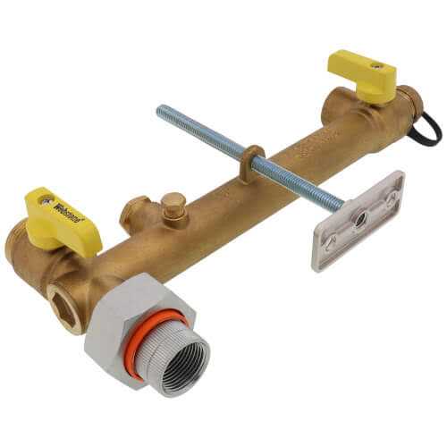 Webstone H-40613W 3/4 Pro-Pal Full Port Forged Brass Ball Valve w/ Hi-Flow Hose Drain & Reversible Handle - MT - Mrs Treak