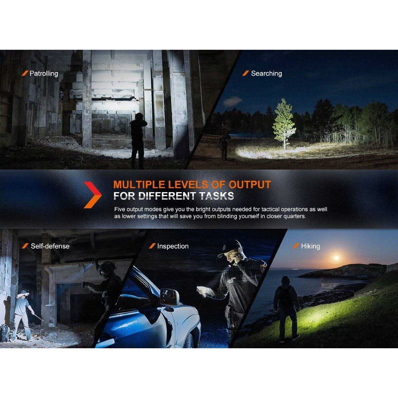 Fenix PD36 TAC 3000 Lumen Flashlight - MT - Mrs Treak