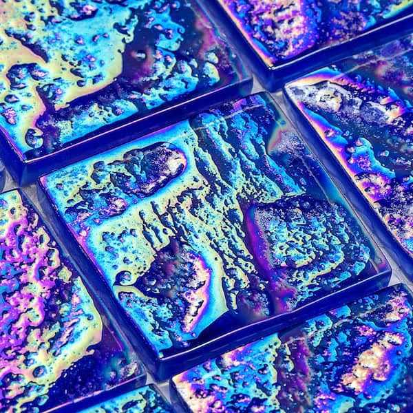 Marina 2 x 2 Glass Grid Mosaic Wall Tile Ivy Hill Tile - MT - Mrs Treak