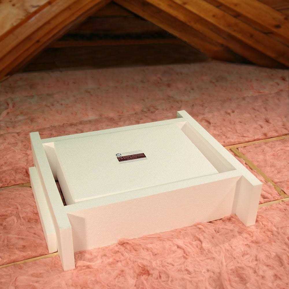 The Energy Guardian HU1-38-10A 33 x 25 in. Universal R-38 Attic Hatch Scuttle Hole Insulation Cover - MT - Mrs Treak