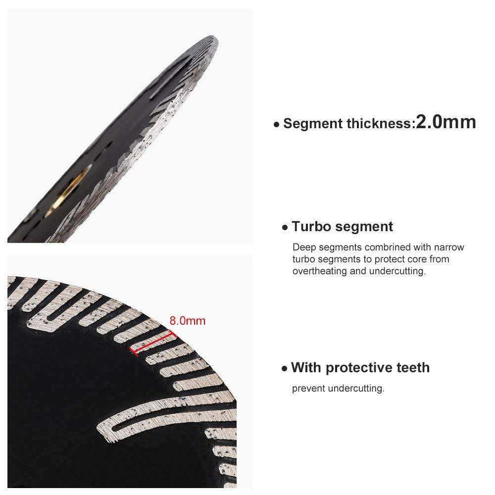 Diamond Turbo Cutting Blade for Granite and Marble - MT - Mrs Treak