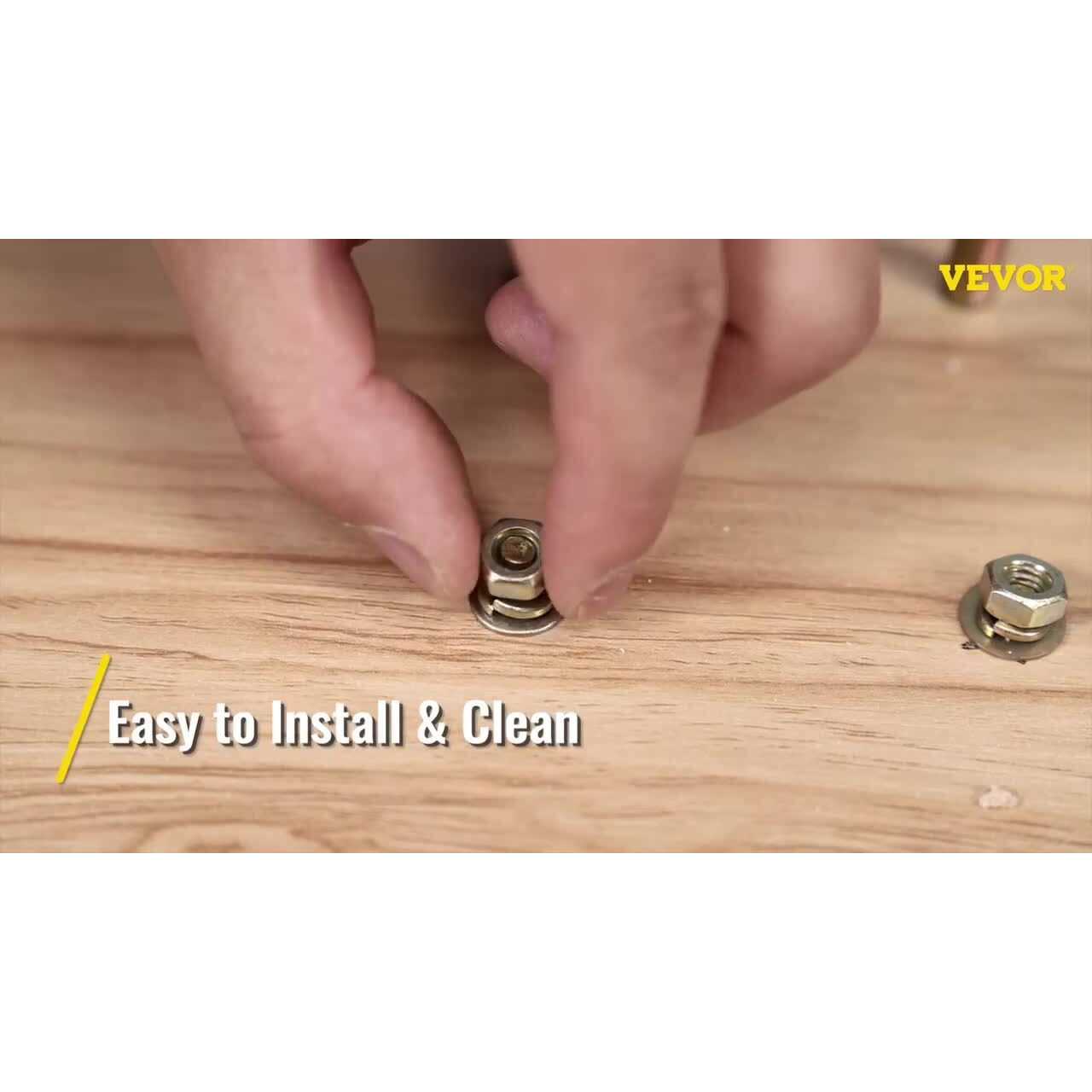 VEVOR Outdoor Stair Railing Kit 5 ft Handrails 0-5 Steps Adjustable Angle Aluminum Stair Hand Rail - MT - Mrs Treak