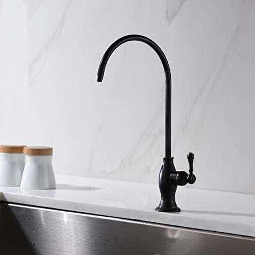 Delle Rosa Kitchen Faucet, 3 Way Drinking Water Faucet, 3 in 1 Water Purifier Faucets, High Arc and Dual Handles Commercial Kitchen Faucet Brushed - MT - Mrs Treak