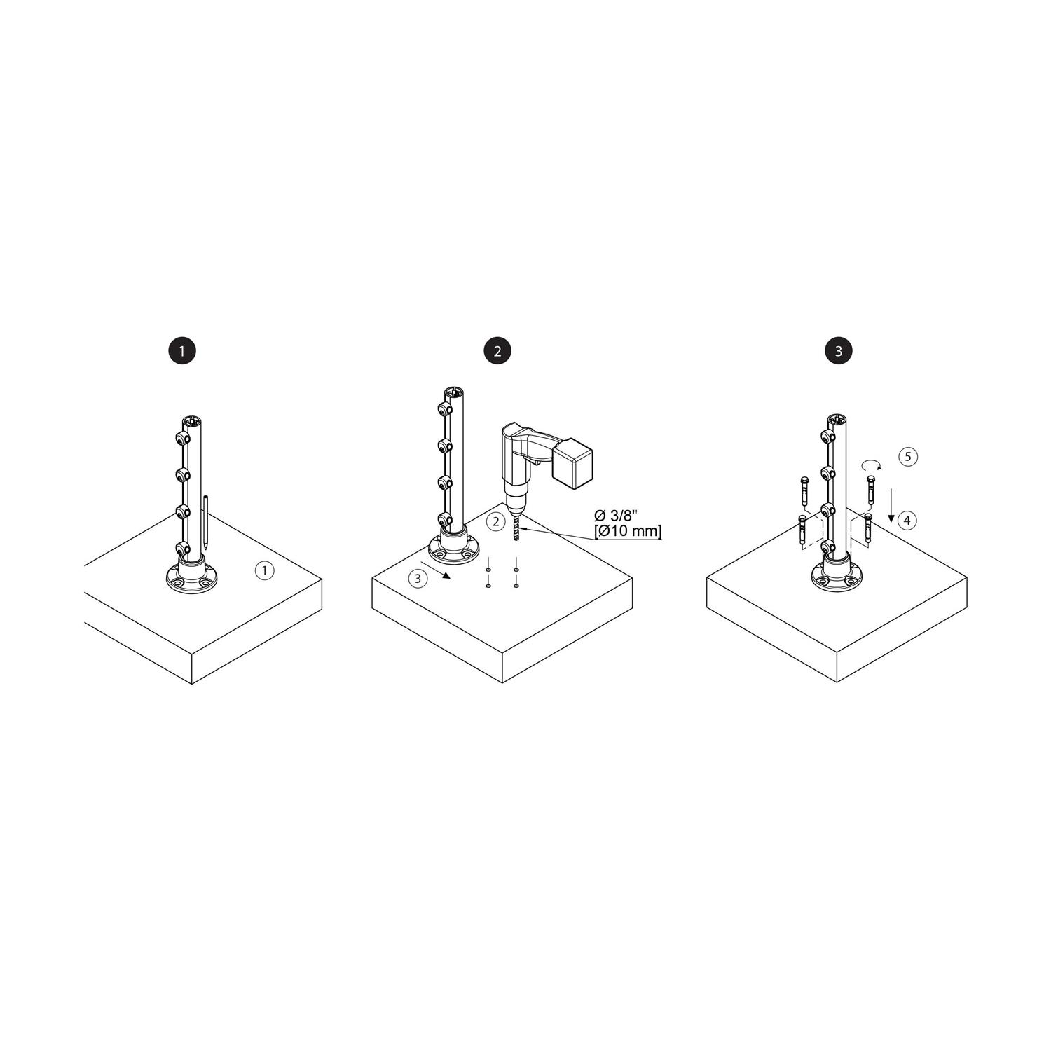 Dolle Prova Finished Beech Wood 79 in. Long Handrail Kit - MT - Mrs Treak