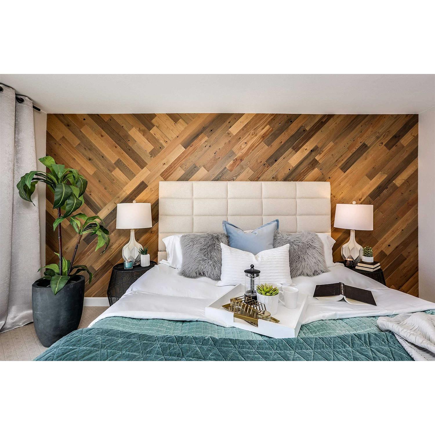 Timberchic Reclaimed Wooden Wall Planks Peel and Stick - MT - Mrs Treak