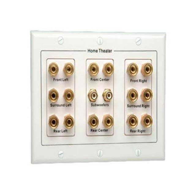 Monoprice 1-Gang Brush Wall Plate 21629 - MT - Mrs Treak