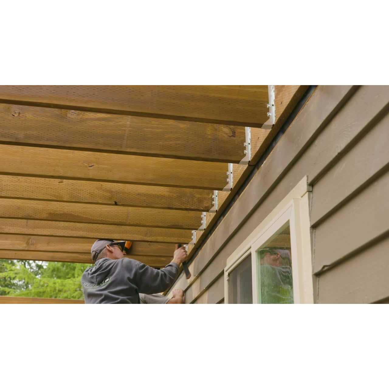 Simpson Strong-Tie HUC210-2 Galvanized Face-Mount Concealed-Flange Joist Hanger for Double 2×10 - MT - Mrs Treak