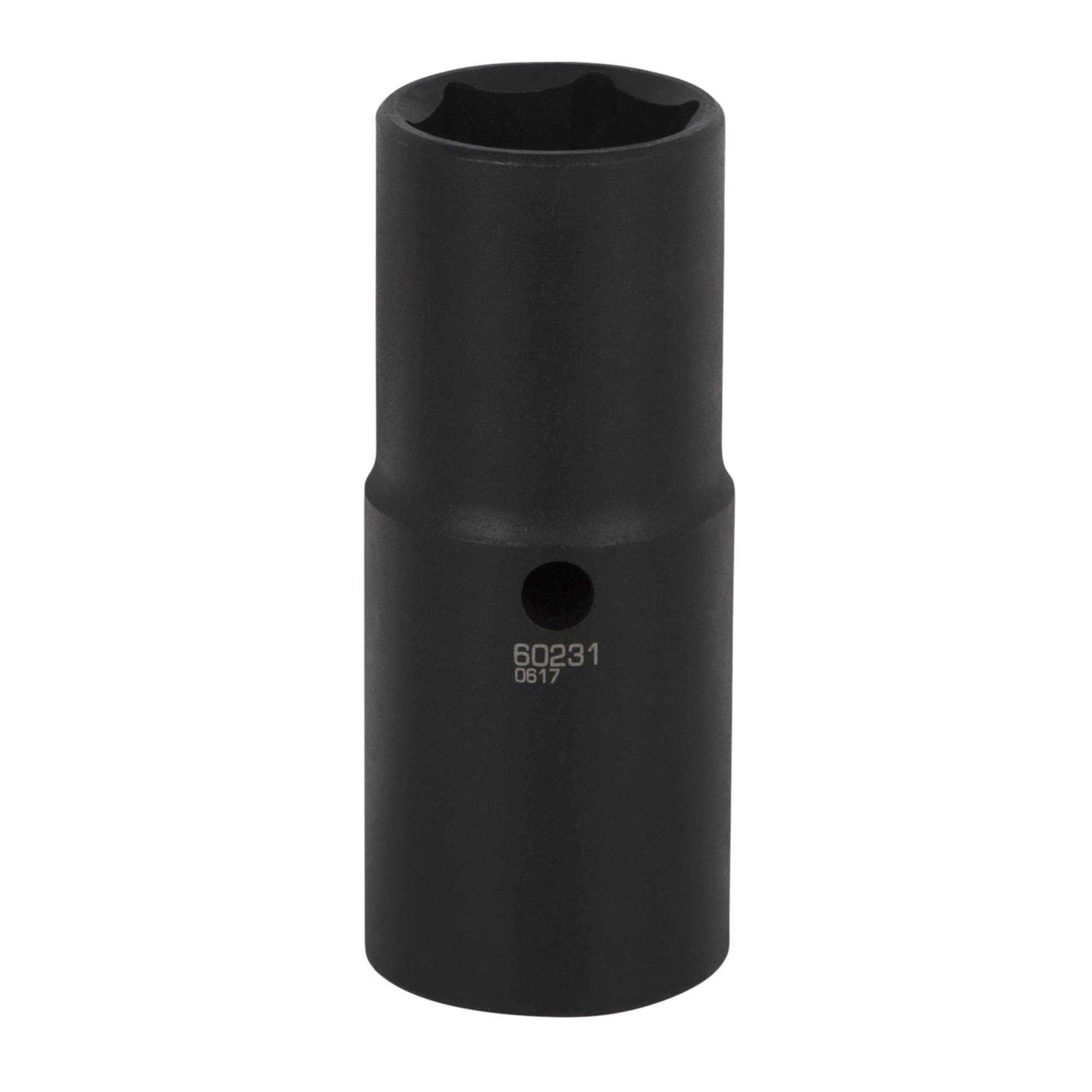 Steelman PRO 1/2-Inch Drive 6-Point Thin Wall Impact Flip Socket - MT - Mrs Treak