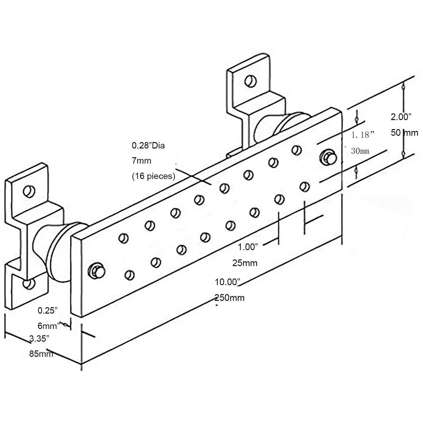 Wall Mount Metal Bracket and Pulley for Hanging Industrial Vintage Pendant Lighting for DIY Projects, XIDING Premium Retro Metal Bracket and Sheave - MT - Mrs Treak