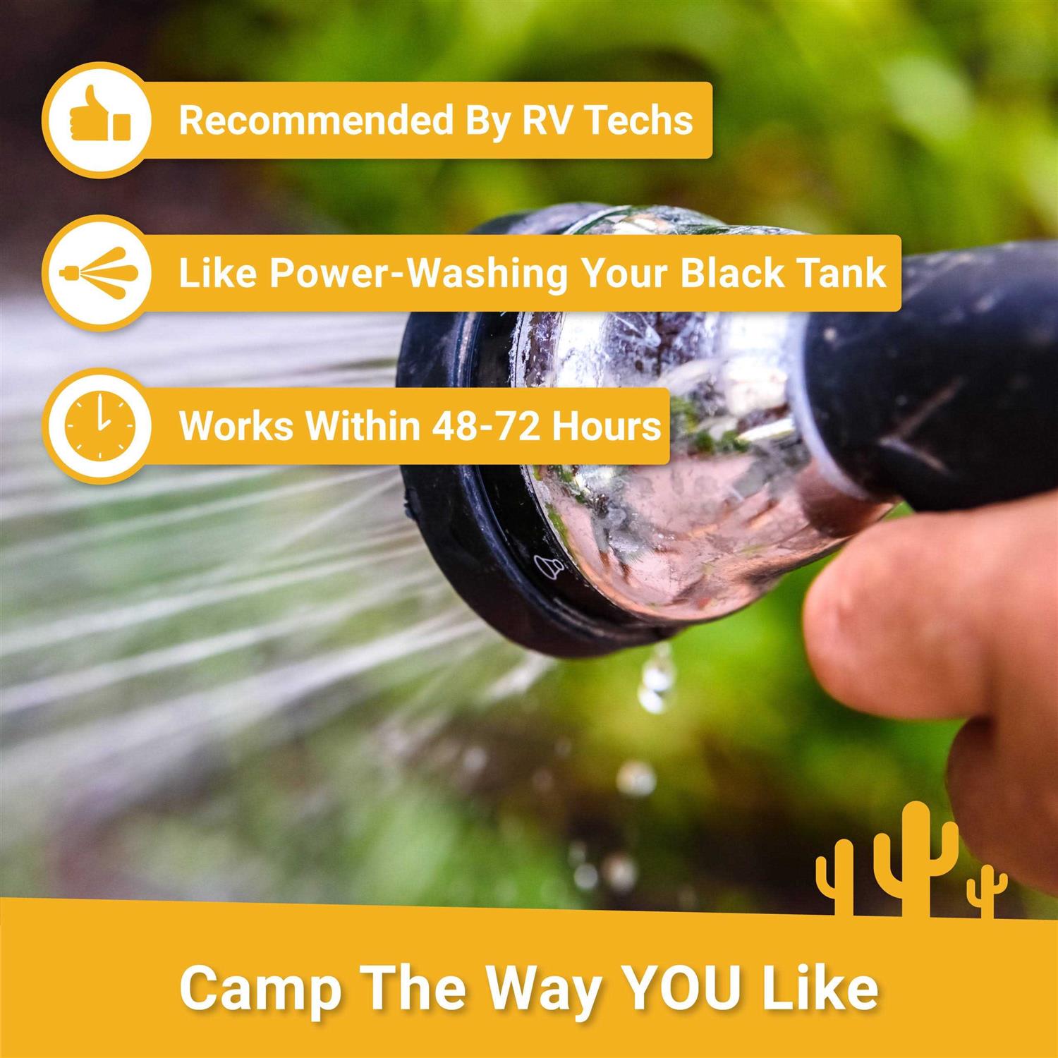 Unique Clean-It RV Black Tank Cleaner Enzyme Liquid - MT - Mrs Treak