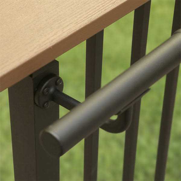 Westbury ADA Handrail Extended Wall Mount - MT - Mrs Treak