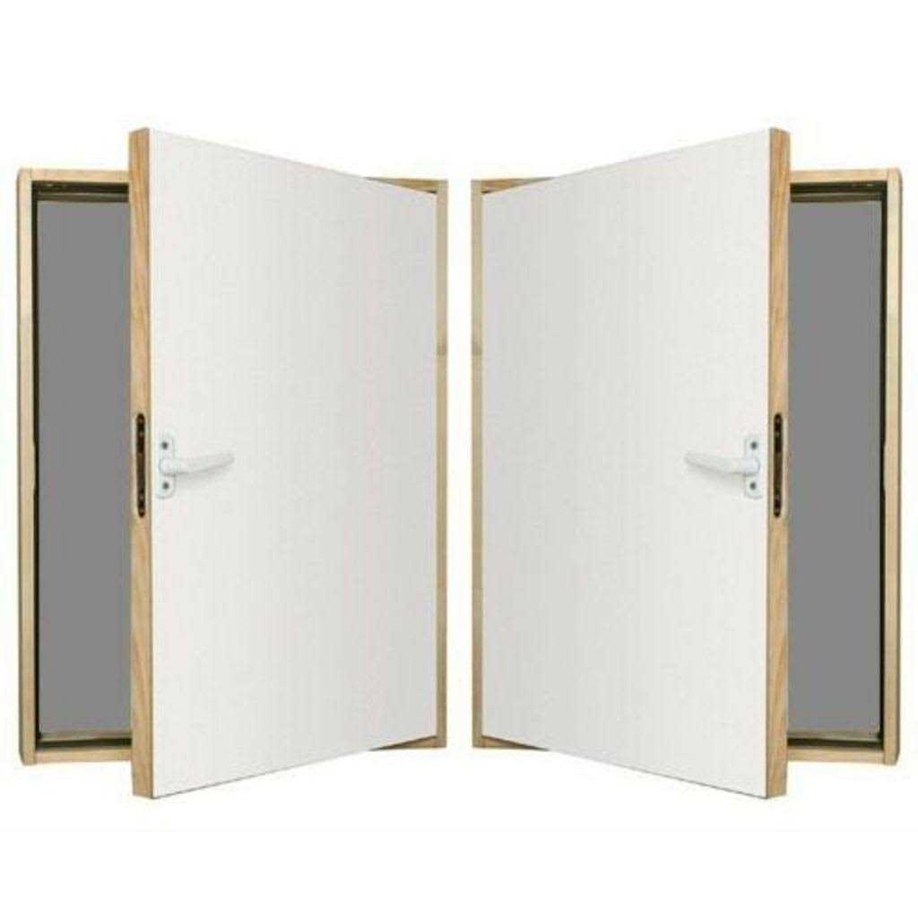 Fakro DWF Wall Hatch 27 in. x 35 in. Wooden Fire Rated Insulated Access Door 869833 - MT - Mrs Treak