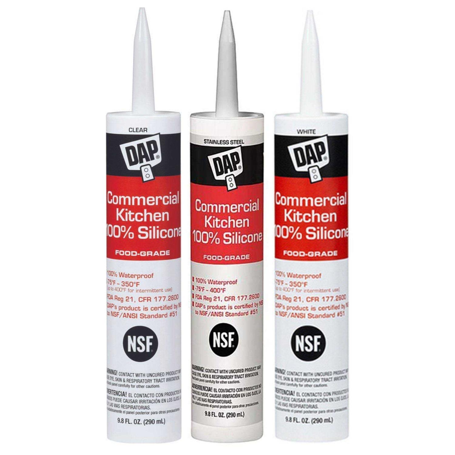 Dap Silicone Sealant Commercial Kitchen - MT - Mrs Treak