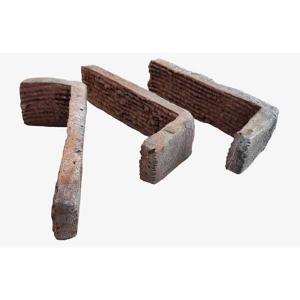 Koni Brick Old Chicago Pueblo Bonito 2.50 in. Thin Brick Manufactured Stone Siding - MT - Mrs Treak