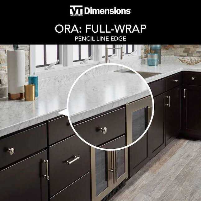 VT Dimensions Formica 25.5-in x 4.5-in Ouro Romano - MT - Mrs Treak