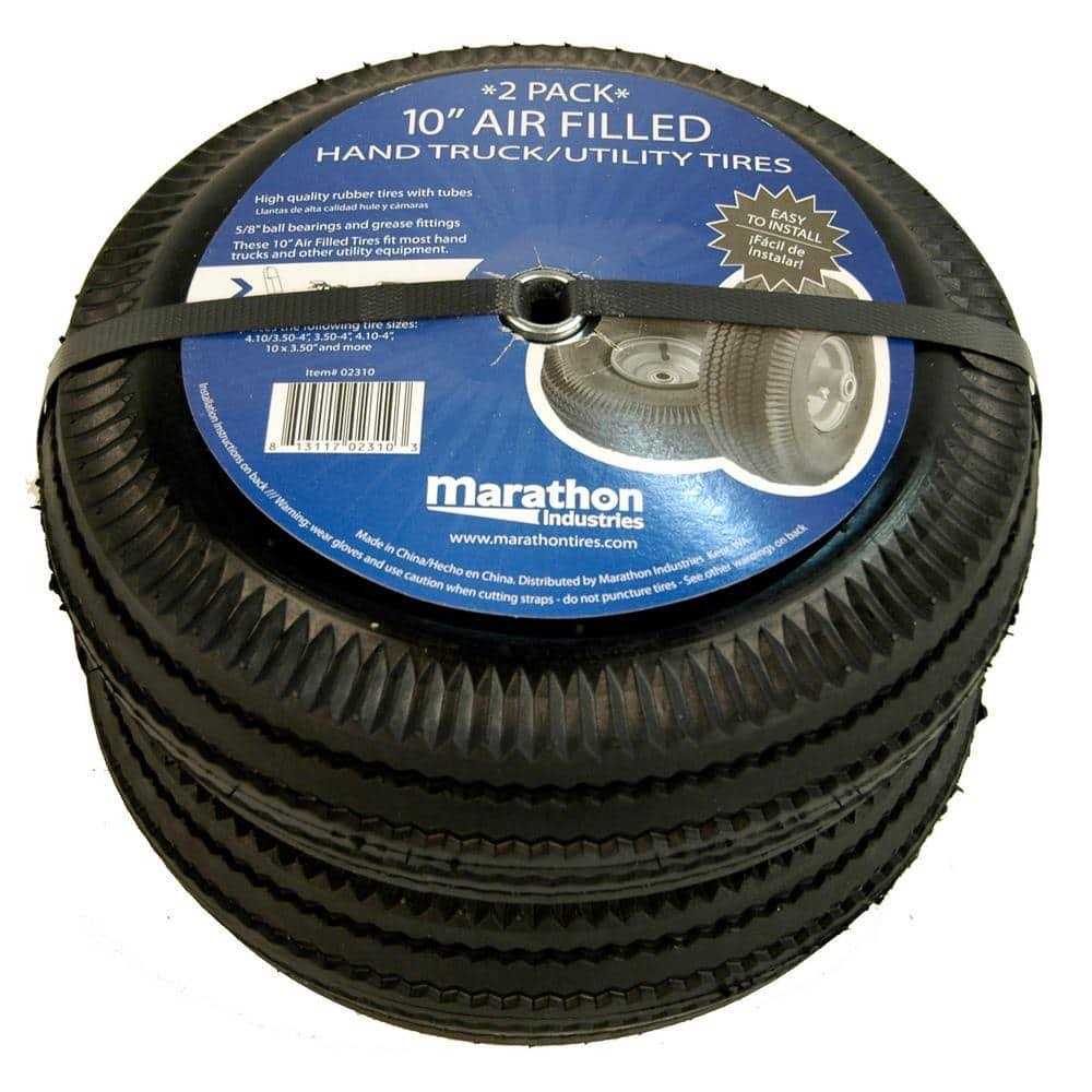 Marathon 00401 10 x 1.75 Semi-Pneumatic Ribbed Tread - MT - Mrs Treak
