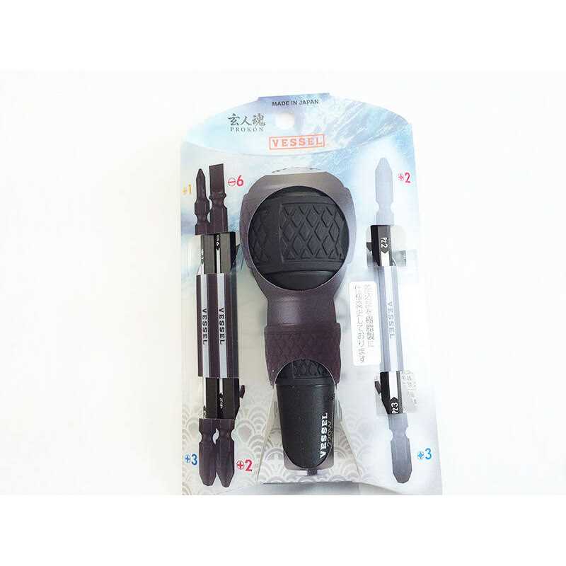 Vessel Ball-Grip Interchangeable Screwdriver Set - MT - Mrs Treak