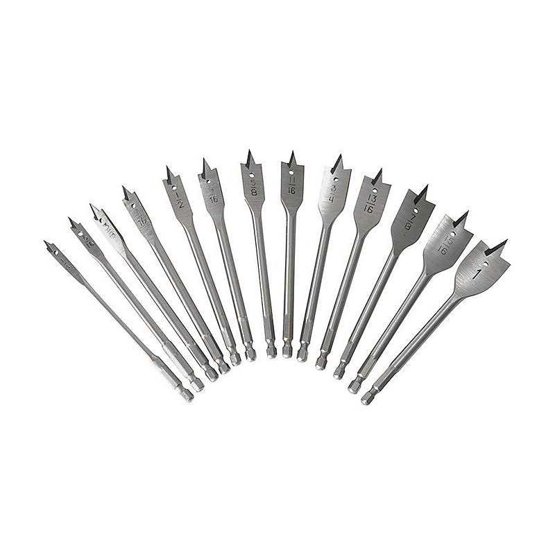 Warrior Steel Large Diameter Spade Bit Set 4 Pc - MT - Mrs Treak