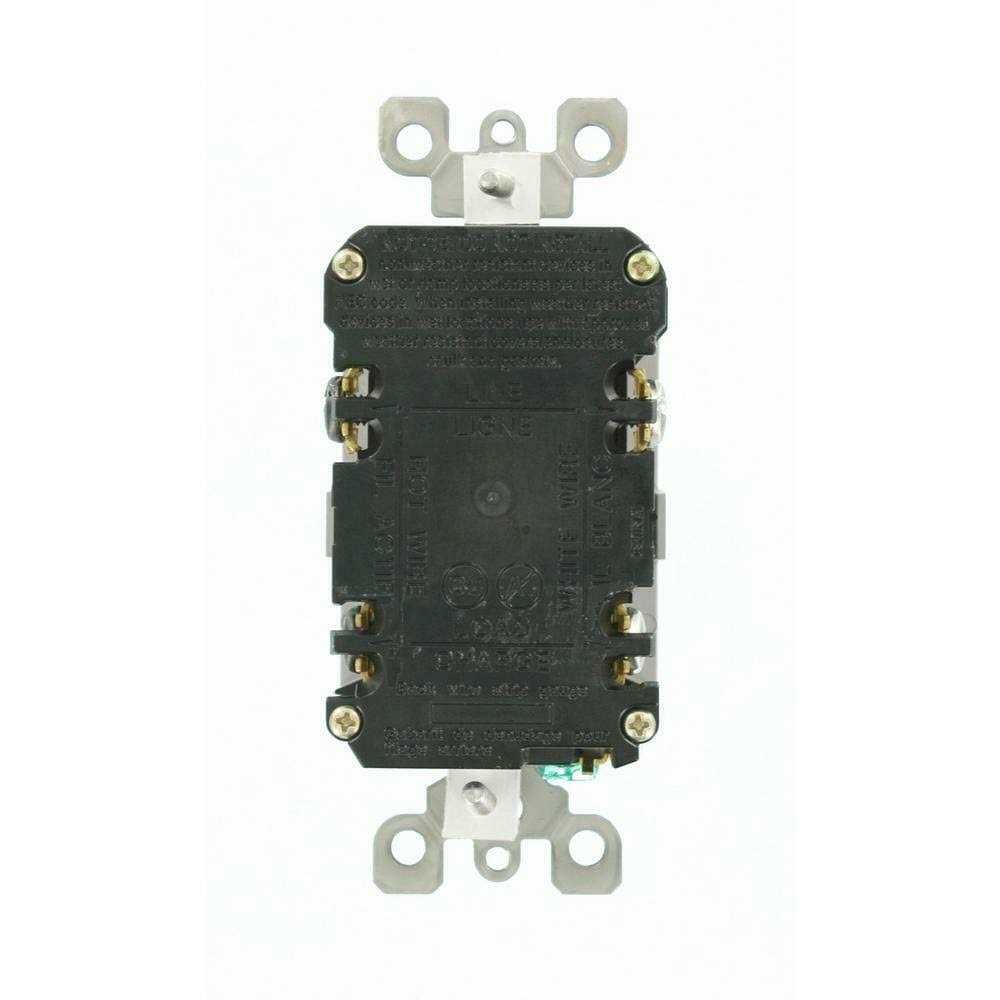 Leviton GFWT1-W Self-Test SmartlockPro Slim Tamper/Weather Resistant GFCI Receptacle - MT - Mrs Treak