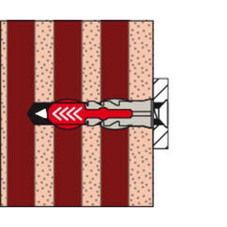 Fischer 50 Piece Universal anchor plug 10x60mm UX 10 R - MT - Mrs Treak