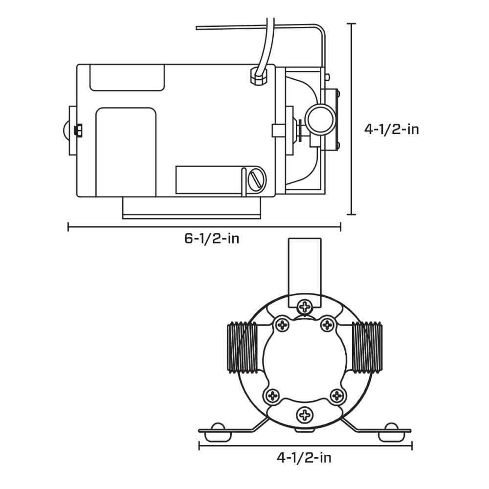 Utilitech 0.5-HP Cast Aluminum Submersible Sump Pump - MT - Mrs Treak