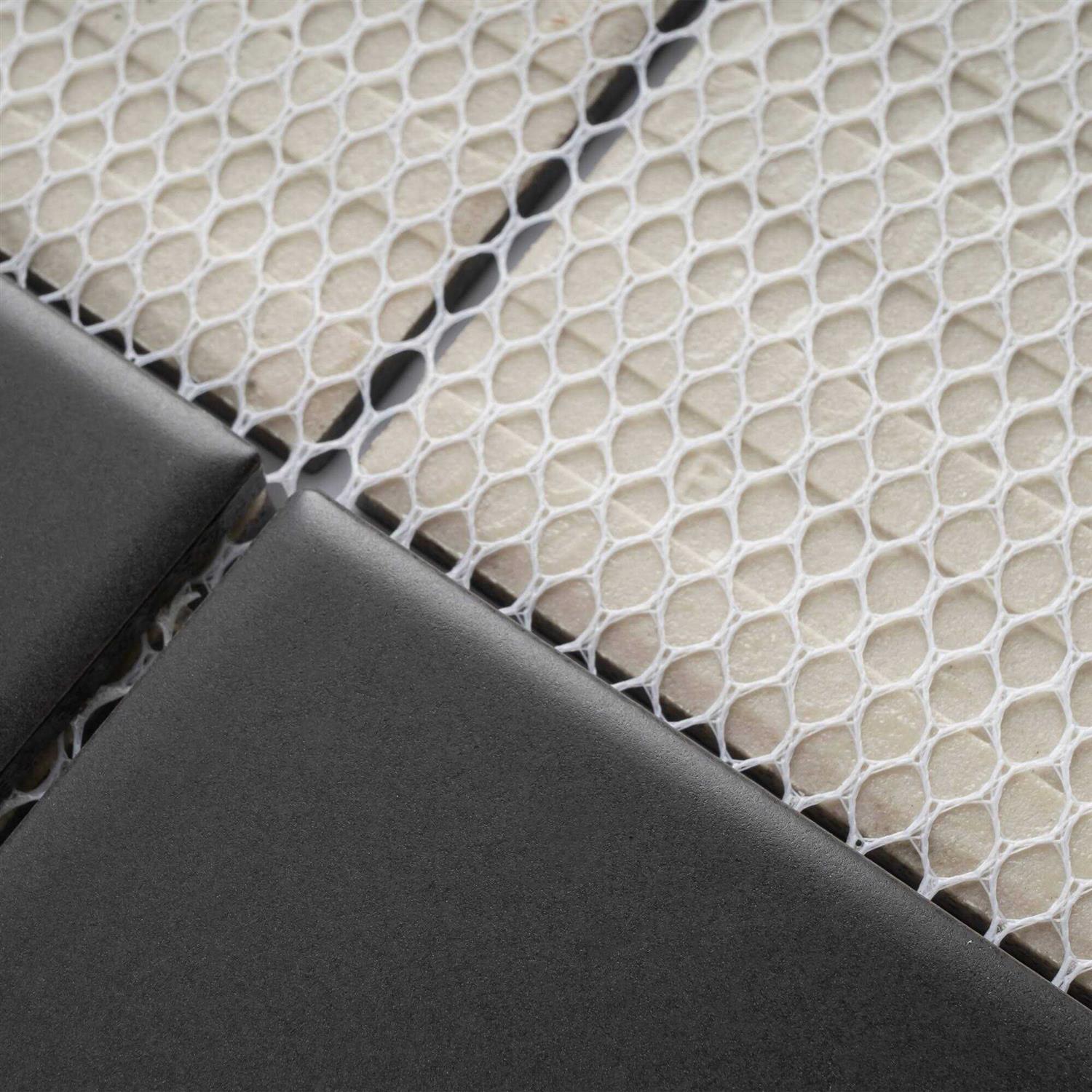 Supreme Tile TileGen. 4 x 4 Porcelain Mosaic Tile Floor and Wall Tile - MT - Mrs Treak