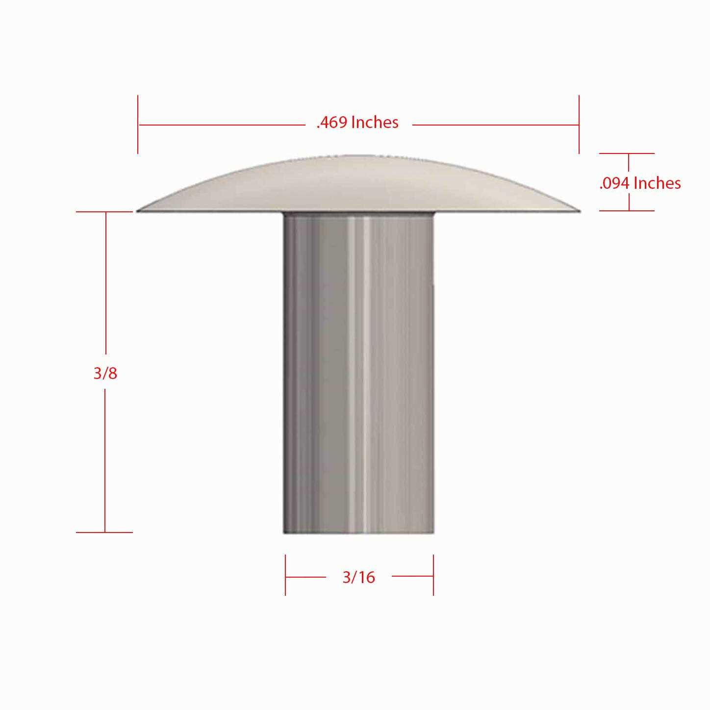 Metal Magery Diameter X Length Solid Aluminum Brazier Head - MT - Mrs Treak