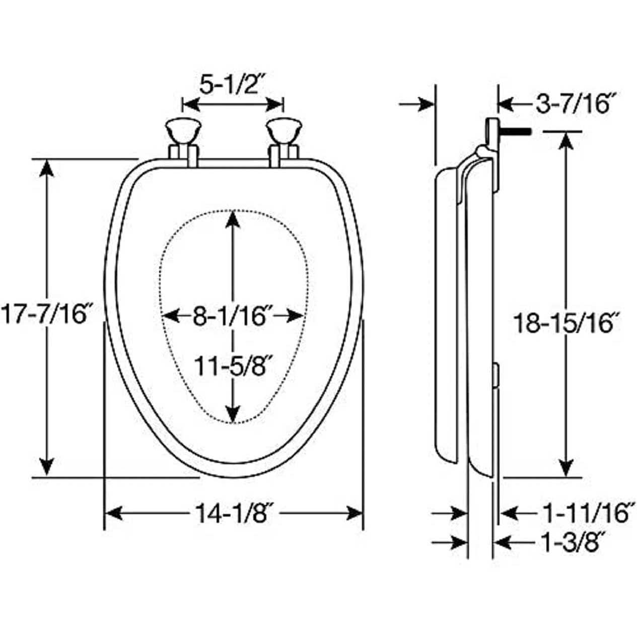 Mayfair 1888SLOW NextStep2 Toilet Seat with Built-In Potty Training Seat - MT - Mrs Treak
