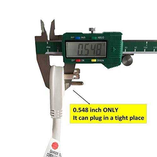 Firmerst 1875W Flat Plug Extension Cord 6 Feet 14 Awg 15A - MT - Mrs Treak