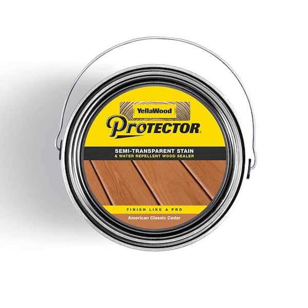 YellaWood Protector 1 gal Semi-Transparent Deck Stain and Sealer - MT - Mrs Treak
