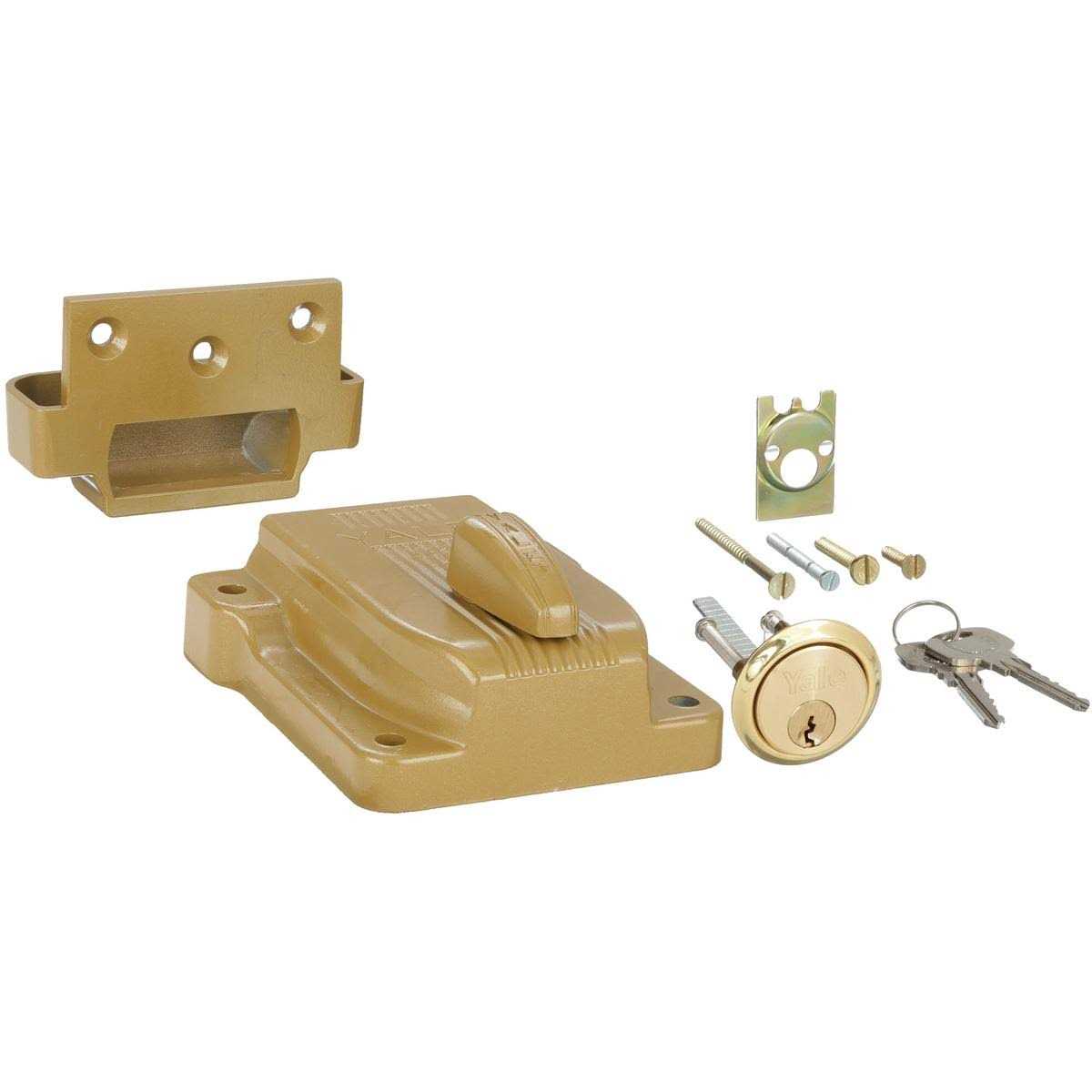 Yale Real Living Electronic Keyless Deadbolt,Bright Bras Yrd216zw605 - MT - Mrs Treak