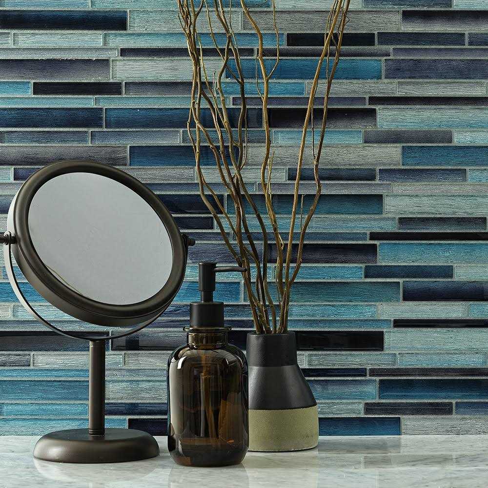 Elida Ceramica Pebble Beach White 12-in x 12-in Tumbled Natural Stone Marble/Limestone Pebble Floor and Wall Tile LW20121801 - MT - Mrs Treak