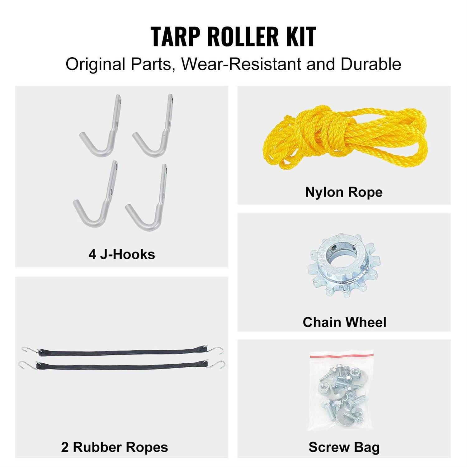 Vevor Gutter Guard Brush Length Bristle 4.33 inch Gutter Brush Leaf Guard Fit for 5 Inches Gutter - MT - Mrs Treak