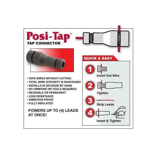 Posi-tap Connectors 20-22 Gauge Wire - MT - Mrs Treak