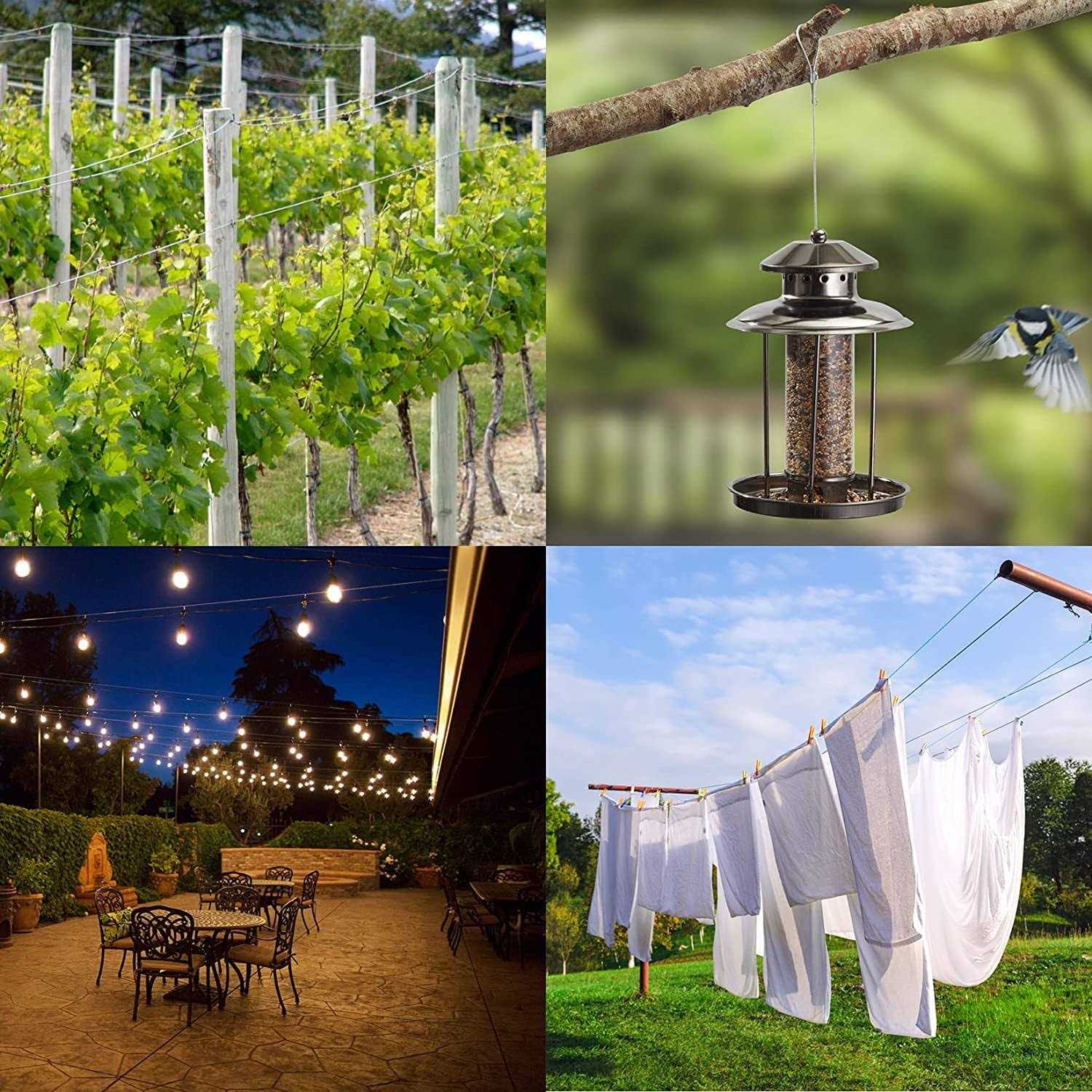 Wire Rope Crimping Tool Kit with 1/16-304 Stainless Steel Cable 165 ft - MT - Mrs Treak