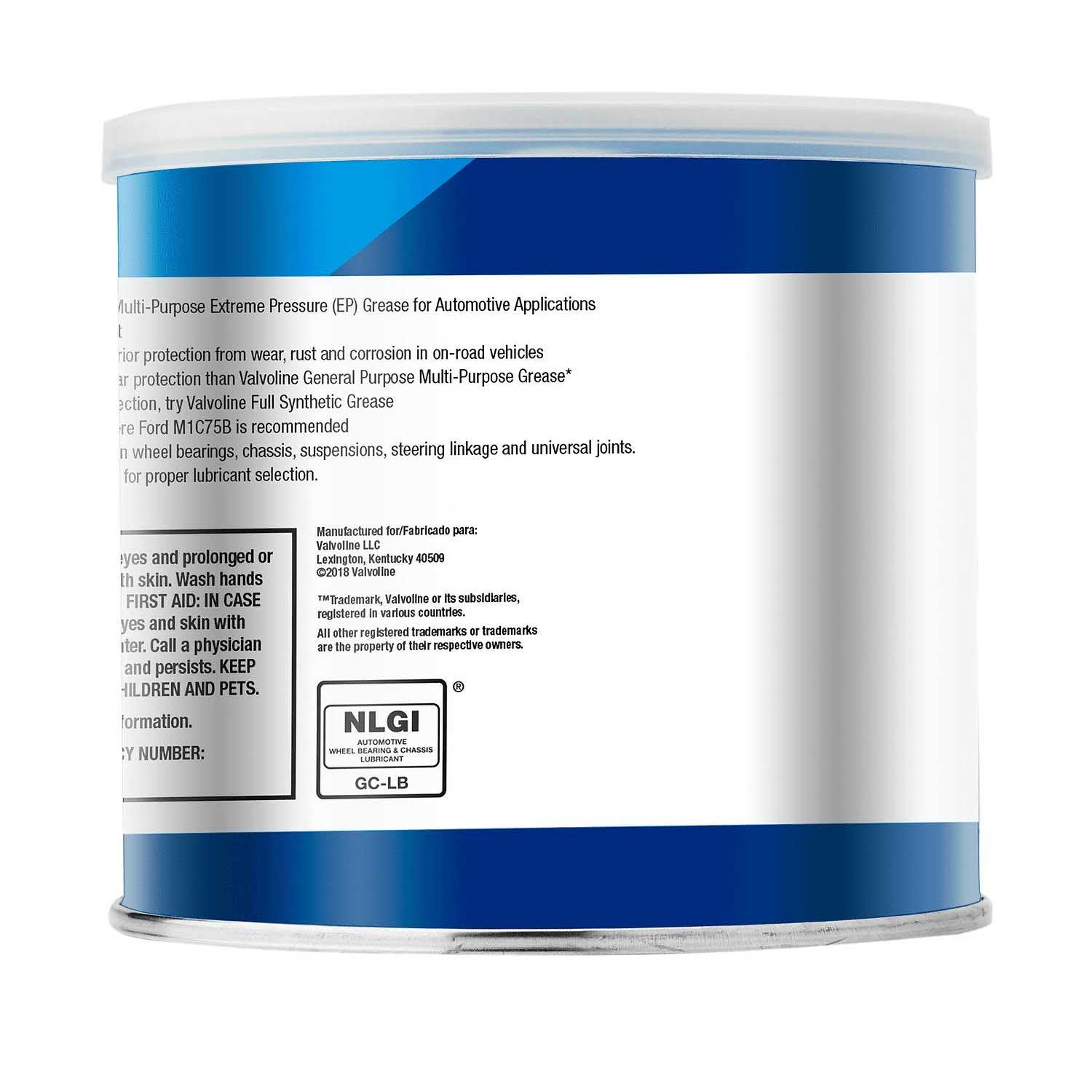 Valvoline VV616 Multi Purpose Grease - MT - Mrs Treak